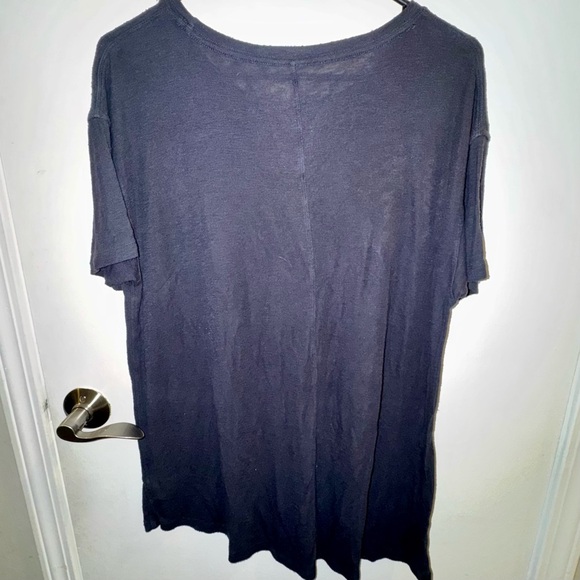 American Eagle Outfitters Charcoal Oversized Short Sleeve Tee - Picture 6 of 8